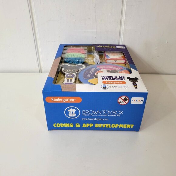Brown Toy Box Coding and App Development Kindergarten NIB NEW in Box - Picture 3 of 7